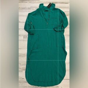 Dress NWT  could also be a cover up Beautiful Color of Green
